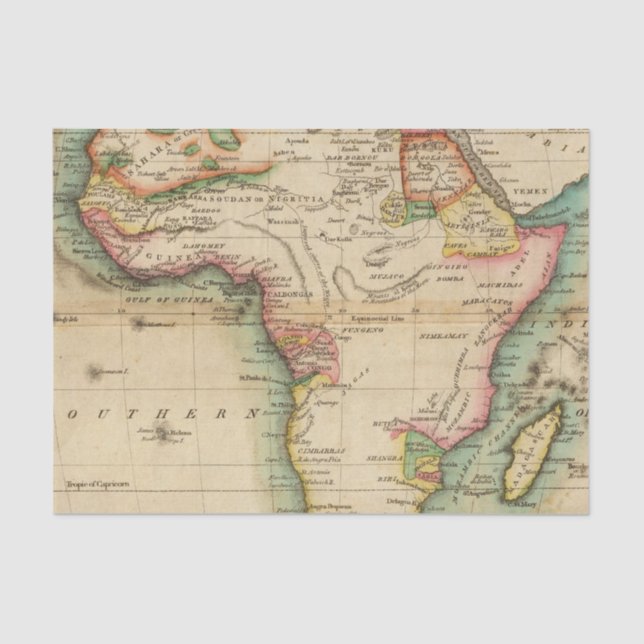 Papier Mousseline L'Afrique 43 (Recto)
