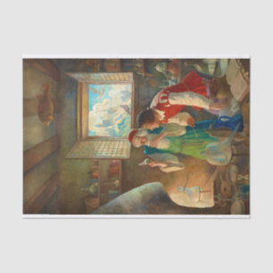 Papier Mousseline L'alchimiste de Newell Convers Wyeth