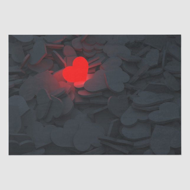 Papier Mousseline L'amour conquiert tout (Recto)