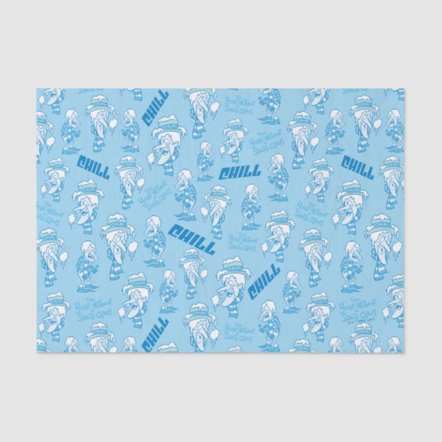 Papier Mousseline L'ANNÉE SANS Motif SANTA CLAUS™ Snow Miser (Recto)