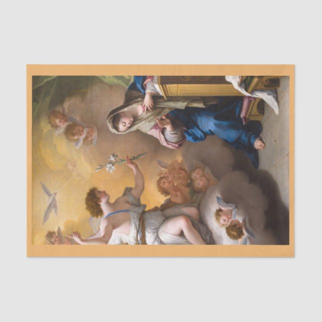 Papier Mousseline L'Annonciation, Paolo de Matteis (Recto)