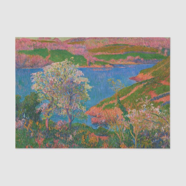 Papier Mousseline L'Anse du Goulineau, Henry Moret (Recto)
