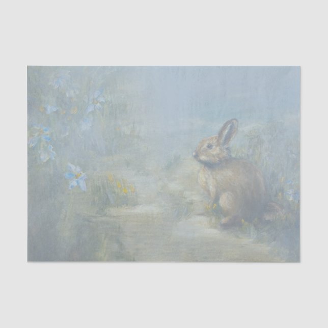 Papier Mousseline Lapin (Recto)