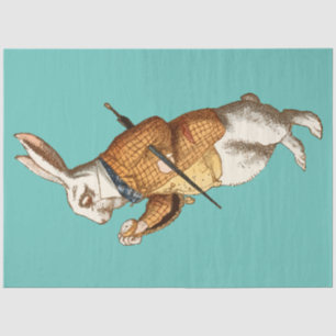 Papier Mousseline Lapin blanc (Alice's Adventures in Wonderland)