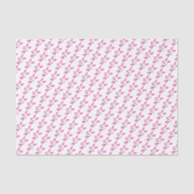 Papier Mousseline Lapin de Pâques (Recto)