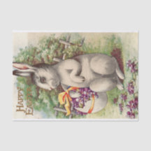 Lapin de Pâques heureux