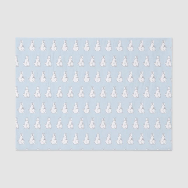 Papier Mousseline Lapin mignon (Recto)