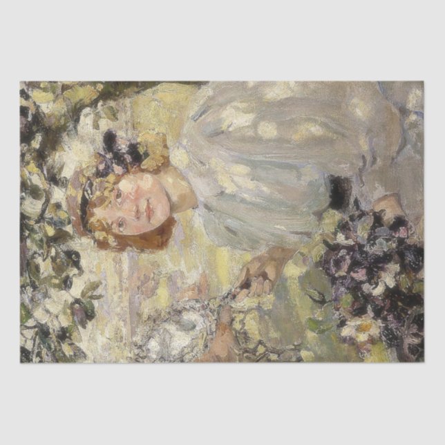 Papier Mousseline L'arbre aux pommes (par Bessie MacNicol) (Recto)