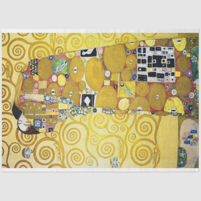 Papier Mousseline L'arbre de vie (détail), Klimt (Recto)