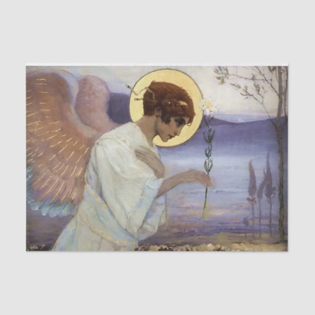 Papier Mousseline "L'Archange Gabriel" par Mikhaïl Nesterov
