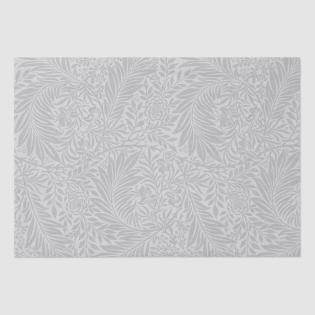 Papier Mousseline Larkspur par William Morris  (Recto)