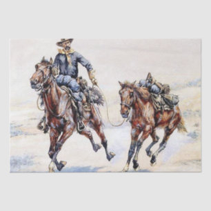 Papier Mousseline L'Arrière-selle vide, Art occidental de Frederic R