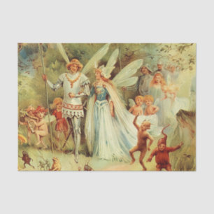 Papier Mousseline « L'Arrivée du roi et de la reine » par E S Hardy