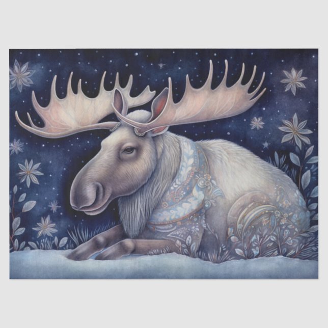 Papier Mousseline L'art mystique de Moose Boho (Recto)