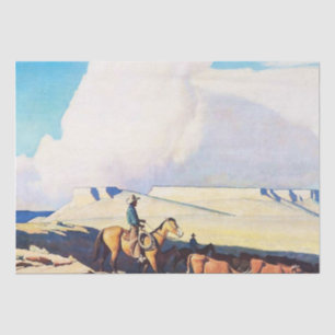 Papier Mousseline L'art occidental “Open Range” de Maynard Dixon