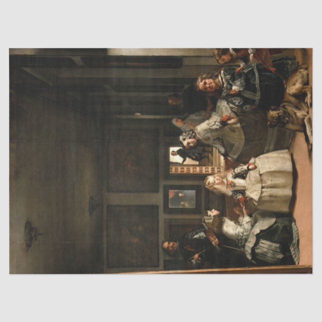 Papier Mousseline Las Meninas par Diego Velazquez (Recto)
