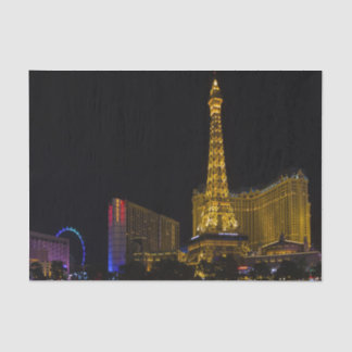 Papier Mousseline Las Vegas la nuit Skyline