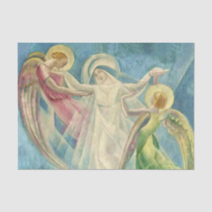 Papier Mousseline « L'Assomption de Marie » d'Angel Zarraga