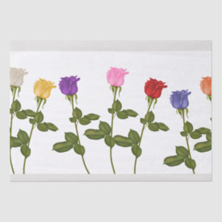 Papier Mousseline L'Assortiment coloré des Roses