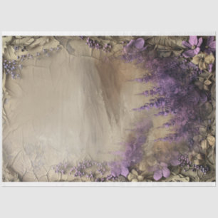 Papier Mousseline Lavender Field Shabby Chic Digital Mix Media