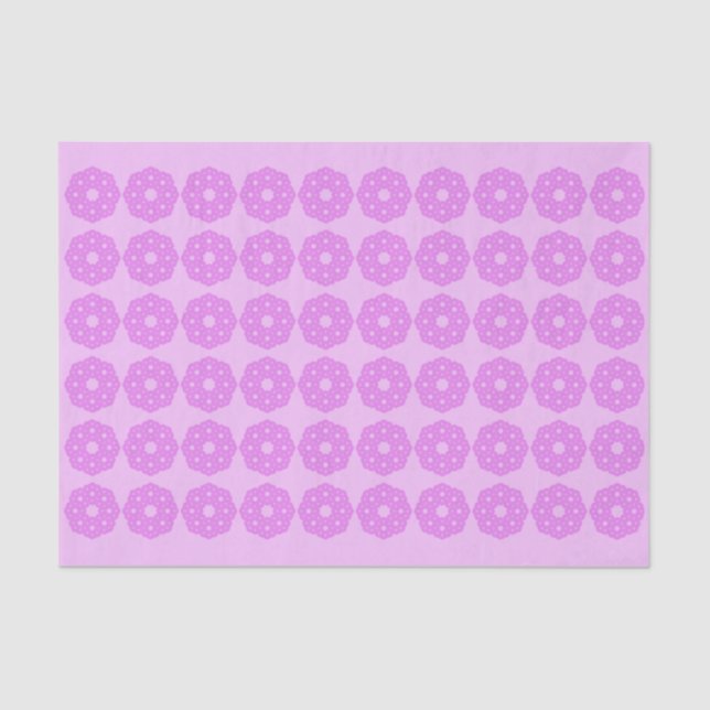 Papier Mousseline Lavender Mandala (Recto)