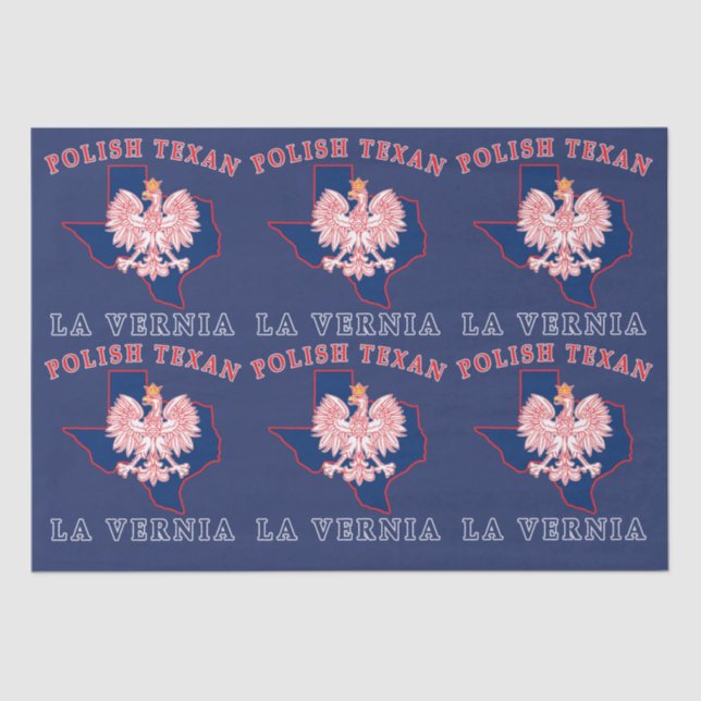 Papier Mousseline LaVernia Polonaise Texan (Recto)