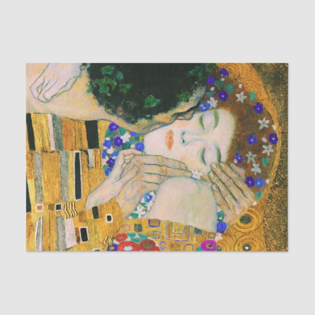 Papier Mousseline Le Baiser de Gustav Klimt (Recto)