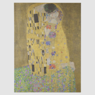 Papier Mousseline Le Baiser par Gustav Klimt