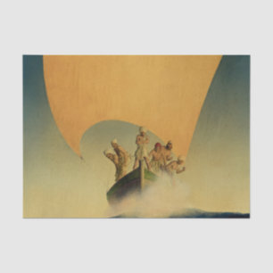 Papier Mousseline « Le bateau pirate » par Maxfield Parrish