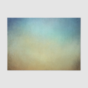 Papier Mousseline Le bleu et le Tan se fanent artistique