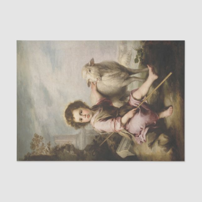 Papier Mousseline Le Bon Berger, Esteban Murillo (Recto)