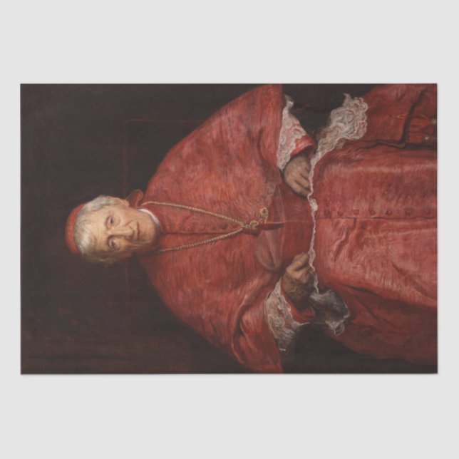 Papier Mousseline Le cardinal John Henry Newman (Recto)