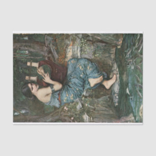 Papier Mousseline Le Charmer par John William Waterhouse Decoupage