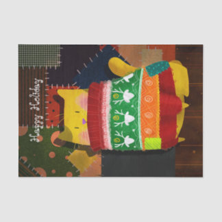 Papier Mousseline Le chat dans le chandail laid