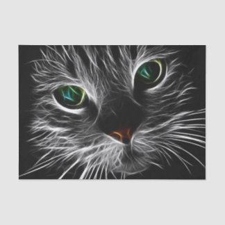 Papier Mousseline Le chat "électrique"