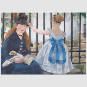 Papier Mousseline Le Chemin de fer, Edouard Manet