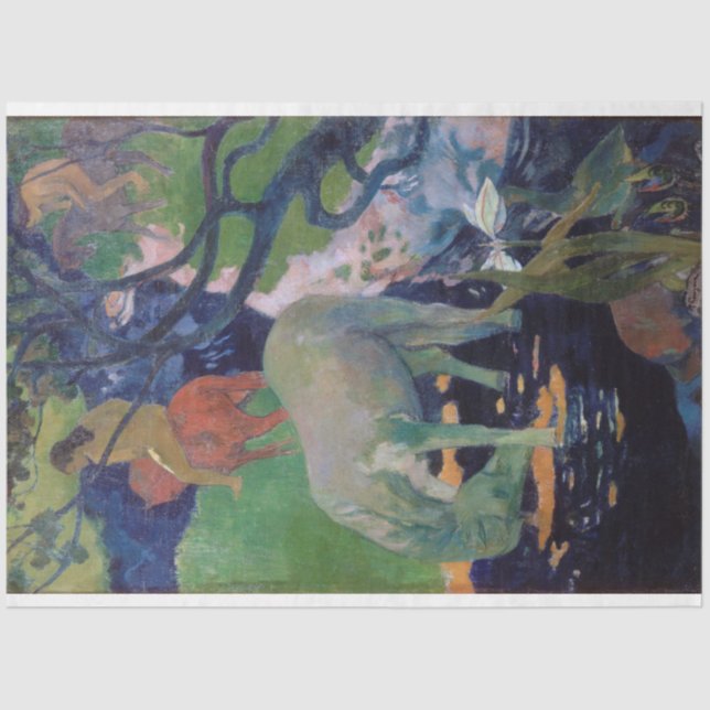 Papier Mousseline Le Cheval Blanc, Gauguin (Recto)