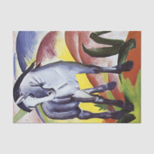 Papier Mousseline Le Cheval Bleu par Franz Marc Tissue Paper