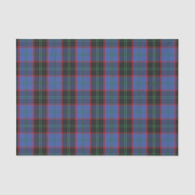 Papier Mousseline Le clan écossais de cadeaux autoguident le tartan (Recto)