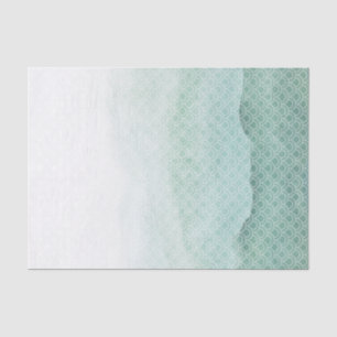 Papier Mousseline Le conte vert de effacement de sirène mesure le
