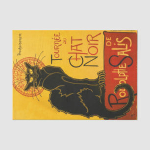 Papier Mousseline Le Conversation Noir Le Chat Noir