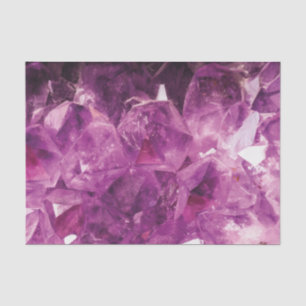 Papier Mousseline Le cristal de violet