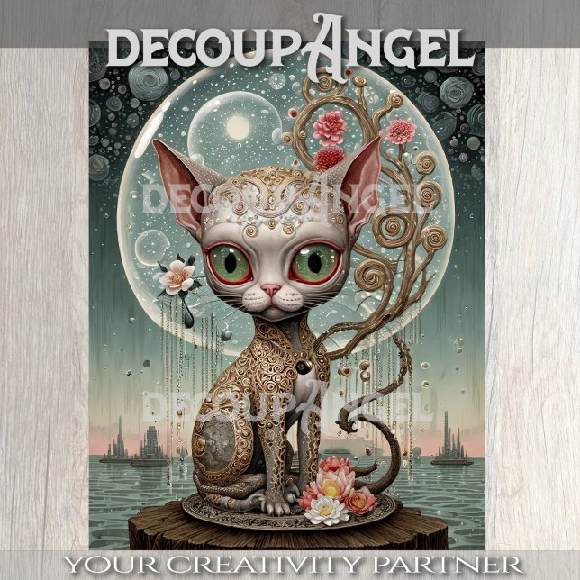 Papier Mousseline Le découpage de la muse d'Astral (Créateur téléchargé)