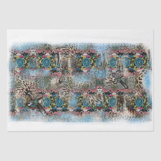 Papier Mousseline Le design de la série Western 29 (Recto)