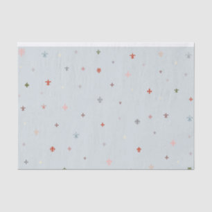 Papier Mousseline Le Fleur-De-Lis - Couleurs en pastel vintages