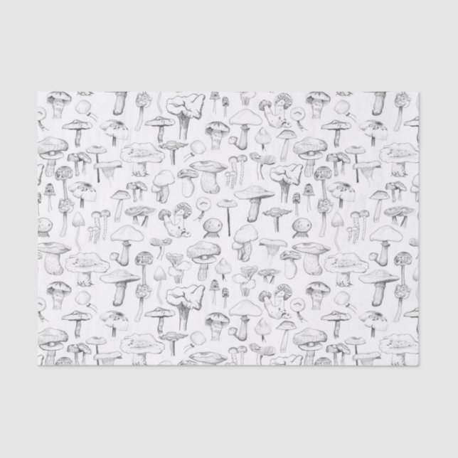 Papier Mousseline Le gang des champignons (Recto)