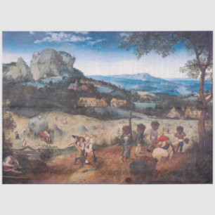 Papier Mousseline Le Haymaking, Pieter Bruegel
