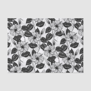 Papier Mousseline Le jardin d'Hibiscus