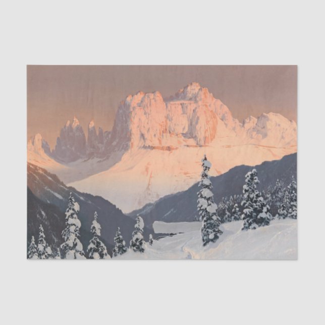 Papier Mousseline Le Jardin Rose de Saint Cyprian (Recto)