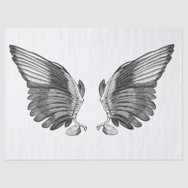 Papier Mousseline Le journal d'ordure s'envole la feuille d'éléments (Recto)